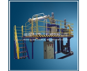 蒸餾反應釜系統帶平臺